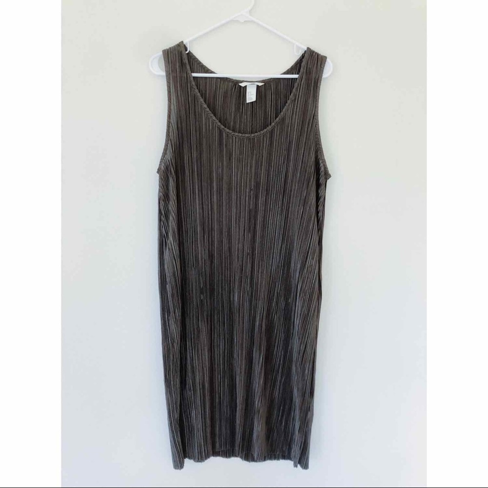H&M Sleeveless Midi Sheath Dress